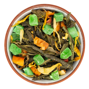 Чай зеленый ароматизированный "Груша Бергамот"